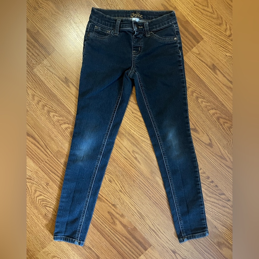 Girls Justice Simply Low denim Jeggings  Size 8
